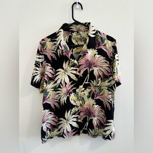 Tommy Bahama Women’s Hawaiian Tropical Shirt - Small - 100% Silk